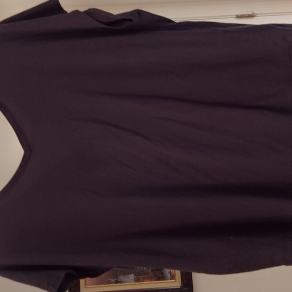 Women's Ellos V-neck short sleeve tshirt black 1x - Picture 2 of 7